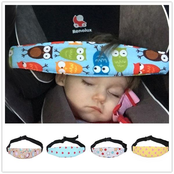 

adjustable baby head support stroller car seat fastening belt sleep safety strap protective cloth
