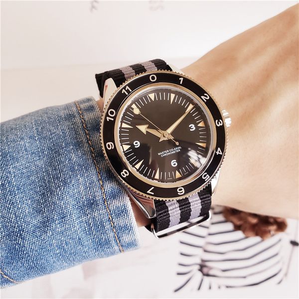

роскошные мужские часы 007 spectre watch sea 8500 автоматическая планета высокого качества ocean прозрачная задняя крышка 300 master watch н, Slivery;brown