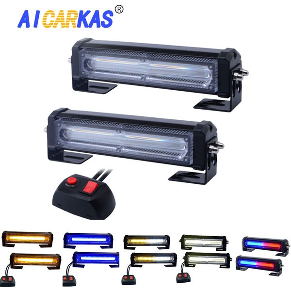 

aicarkas 9 flash patterns led emergency flashing strobe lights for cars amber blue led strobe lights 12v 24v safety light bars