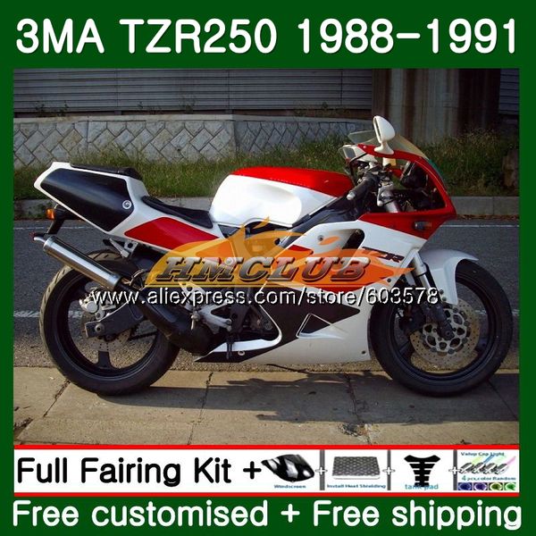 

body for tzr-250 3ma tzr250 1988 1989 1990 1991 121cl.27 red white tzr250rr tzr250 ypvs tzr 250 88 89 90 91 fairing, Black