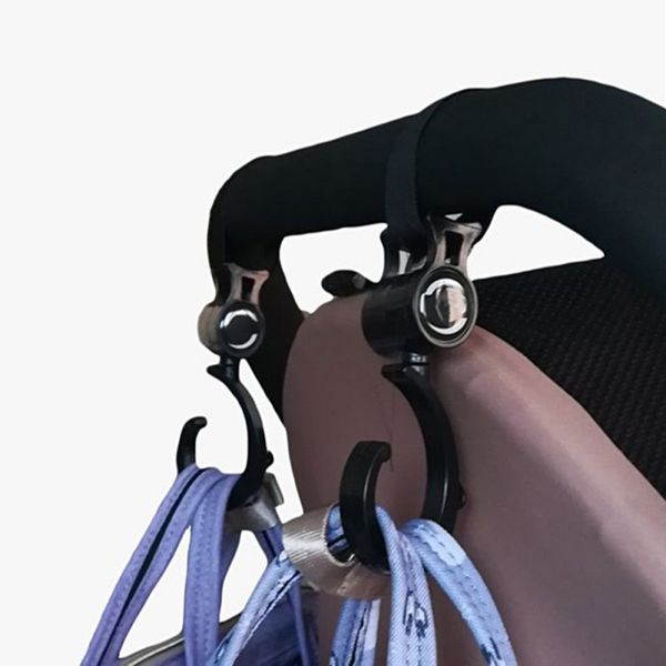 

2019 baby purpose baby bag stroller hook baby carriage storage stroller accessories pushchair 360 swivel cart hooks