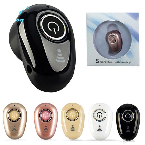 

wholesale new for iphone samsung s650 mini wireless bluetooth 4.1 earphone stereo light stealth headphones headset earbud with micro