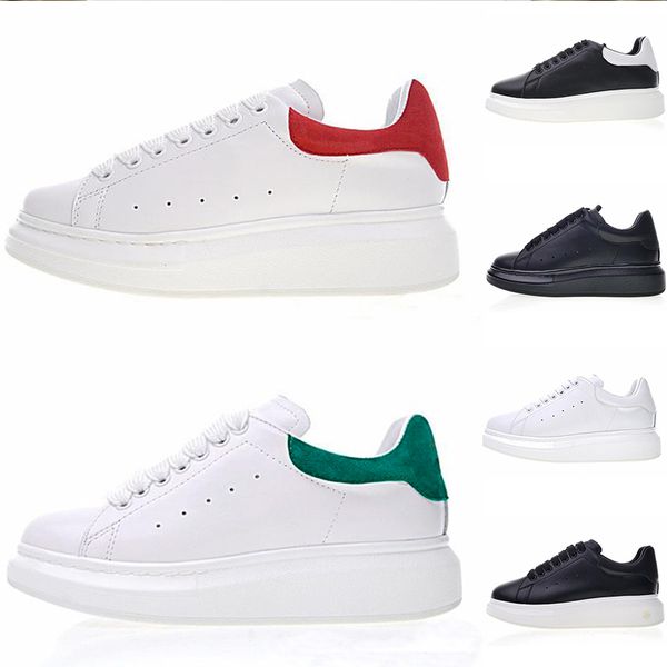 

2019 fa hion mcqueen ca ual hoe flat white de igner neaker comfortable foot feel leather hoe ize 36 44