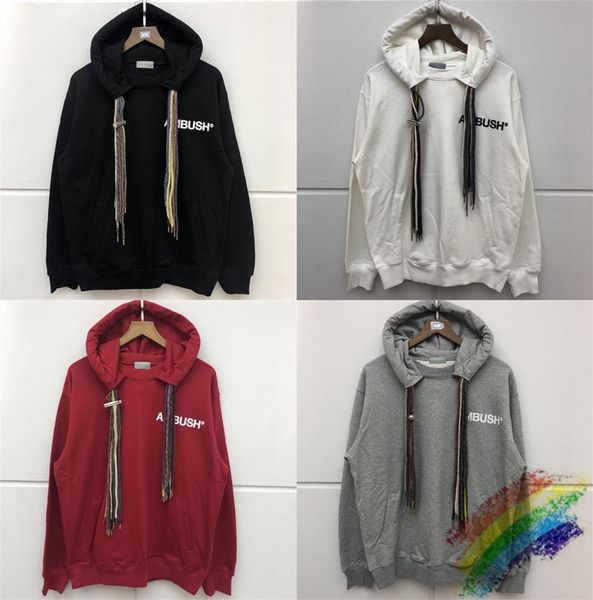 

mens конструктора толстовка с капюшоном мужчины женщины засаде streetwear зима черный красный синий засаде пуловер толстовки азиатский разме, Black