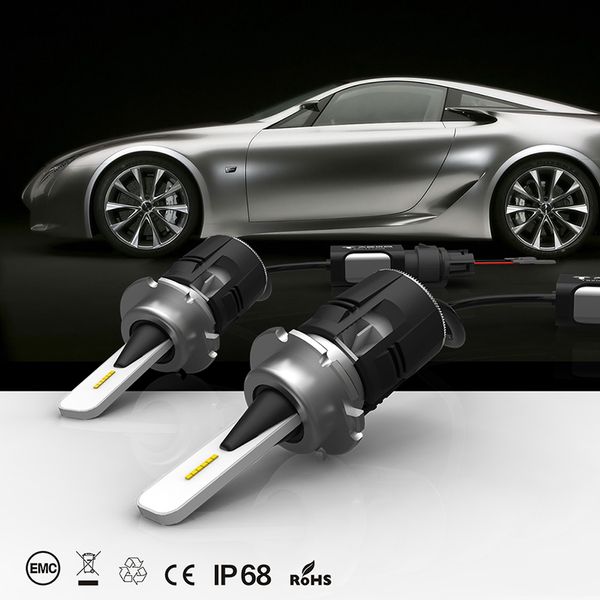 

jkcover шарика фары сид h4 9003 h7 н11 9005 нв3 нв4 9006 60 вт светодиодные фары высокой мощности белый автомобиль 6000k сид автомобиля стай