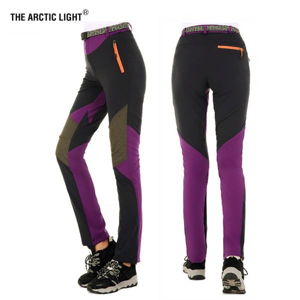 

the arctic light outdoor women quick-drying sports hiking mountain climbing pants quick dry waterproof windproof trousers lady, Black;green