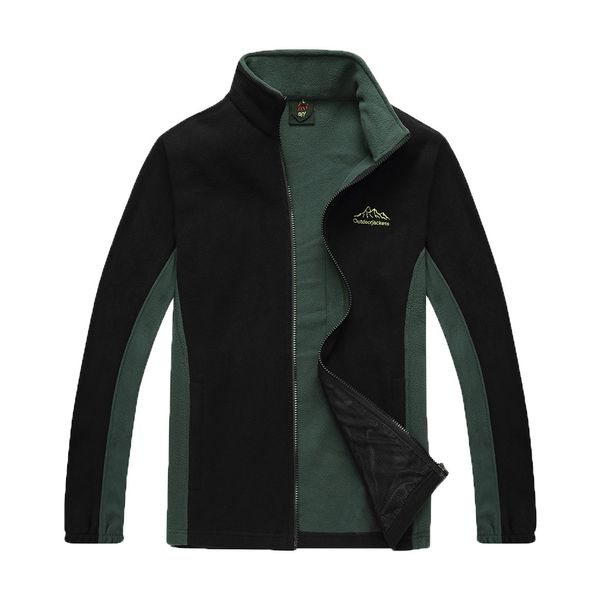 

hooded printed jacket casual fashion wild personality loose zipper jacket straight thickening fleece sport grab suede, Black;brown