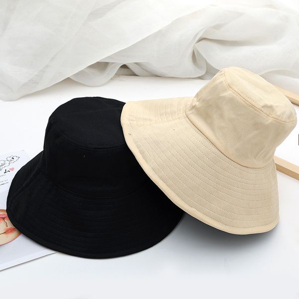 

summer new women hat couple literary hip hop folding basin cap creative sunscreen double-sided fisherman hat men bucket, Blue;gray