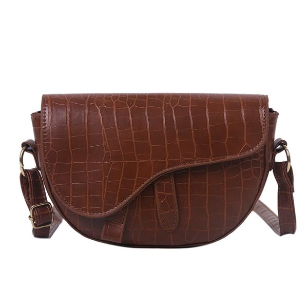 

маленькие новые женские осенние и зимние сумки 2019 года модные седельные сумки ретро корейская версия плечевого ремня