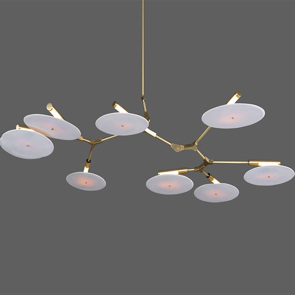 2019 Nordic Modern Style Suspended Ceiling Hanging Lamp Designer Droplight Living Room Bedroom Led Pendant Light Single Pendant Lights Exterior