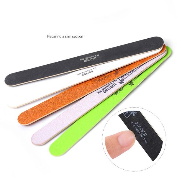 

rban nail 5pcs/lot strong wood nail files buffer manicure sunshine wood sanding nails files art salon glitter tools