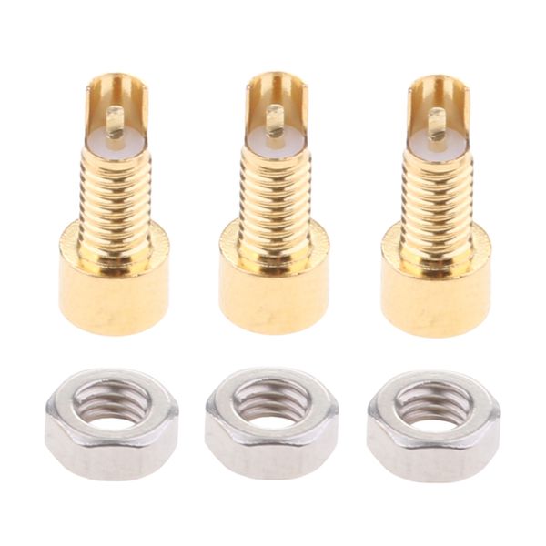 

copper headset connector socket mmcx with screws nut for earphone pack of 3