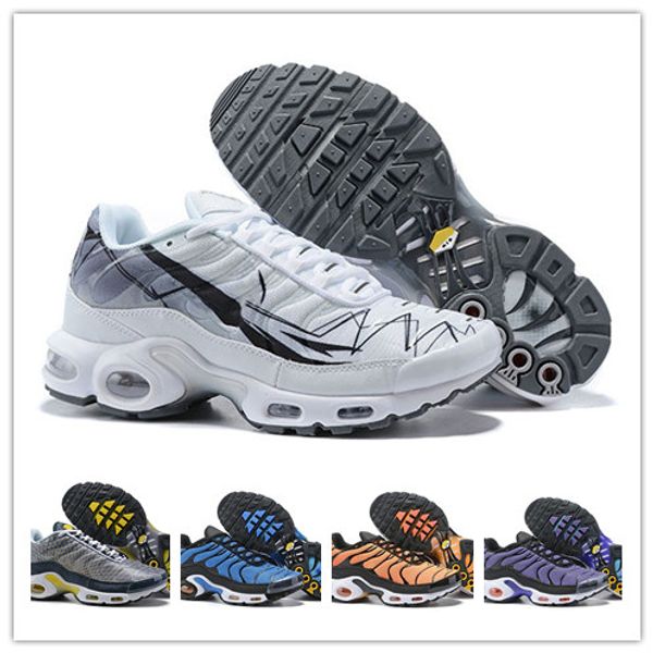 

2019 Новый Дизайнер Tn Plus Мужчины Кроссовки Chaussure Homme Tn Man Дышащие Спортивные Тренеры