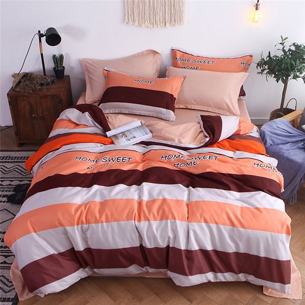 

tenske four-piece quilt cushion cover home textiles striped full-size pillowcase cushion cover drop ship march18