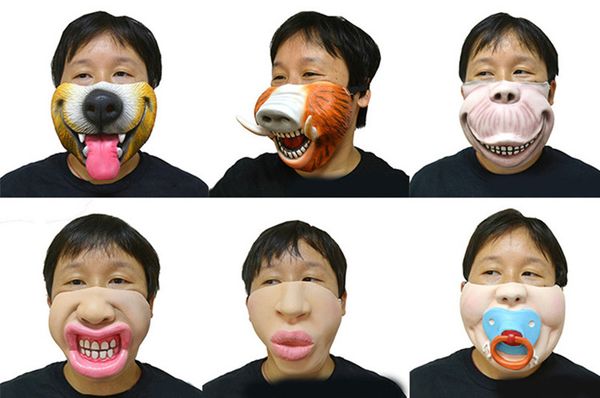 

половина face mask смешной натуральный латекс высокая моделирование нет запаха хорошая эластичность маски halloween masquerade одеваются муж