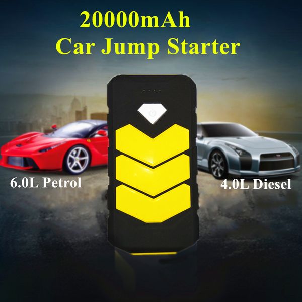

2019 car jump starter 20000mah portable starting device power bank 12v 600a car charger for battery buster ce