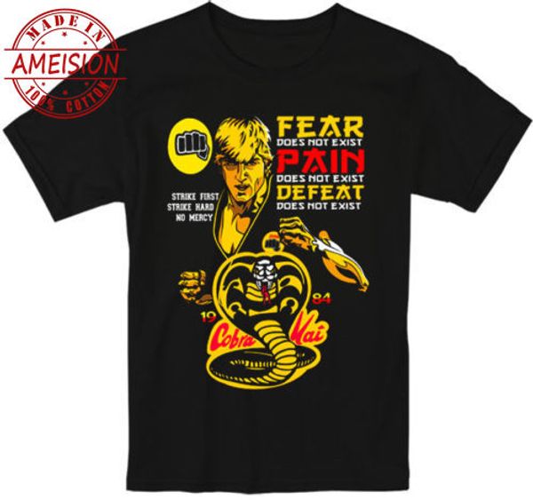 

Новые летние горячие продажи мужская мода рубашка 2019T футболка Homme Cobra Kai футболка