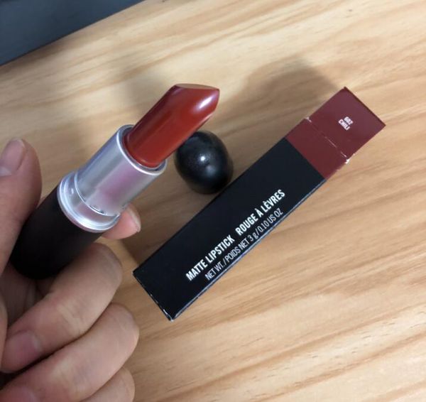 

2019 brand m c aluminum tube matte lip tick rouge a levre 13 color lu tre lip tick with erie number new package