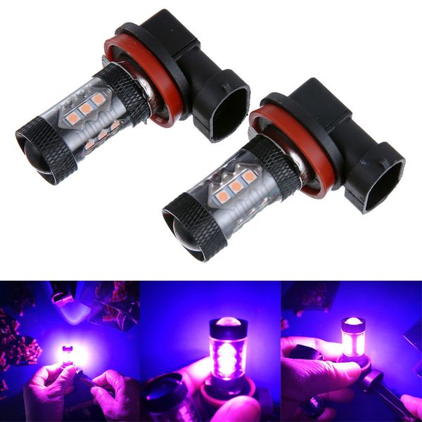 

2pc 3030 80w 16led h8 h11 high power fog lights running light lamps for cars led car fog lights car accessories #yl1