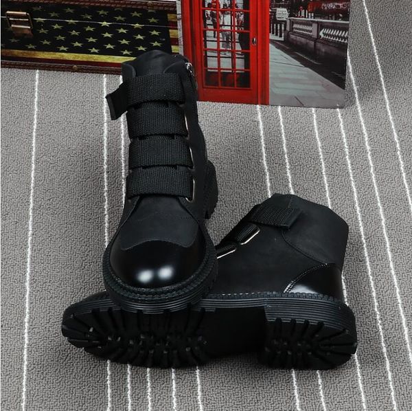 

designer- wear resistant high-sneakers men's wedding dress shoes h431, Black