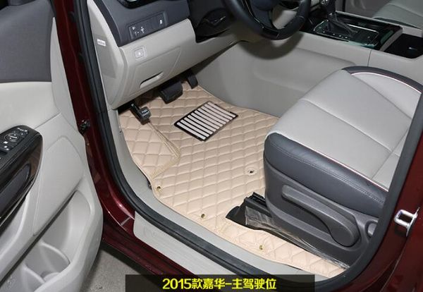 

new 3d luxury slush trunk & floor mats foot pad mat for kia carnival 2015 2016 2017 2018 (6colors) 7 seats by ems