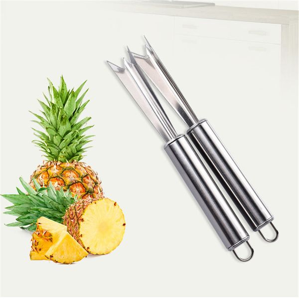 

нержавеющая сталь ананас глаз овощечистка ананас seed remover easy cleaning вилка фрукты инструмент кухонные принадлежности jk2003