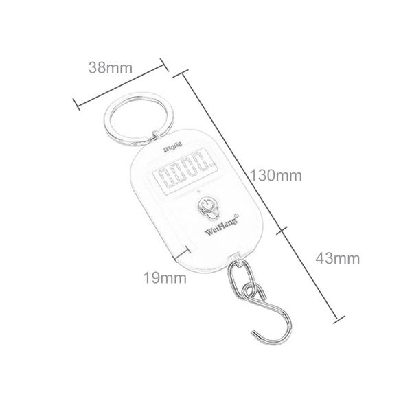 

25kg/5g digital hanging scale lcd backlight mini pocket scales electronic luggage weight hook scale kitchen tool other kitchen tools