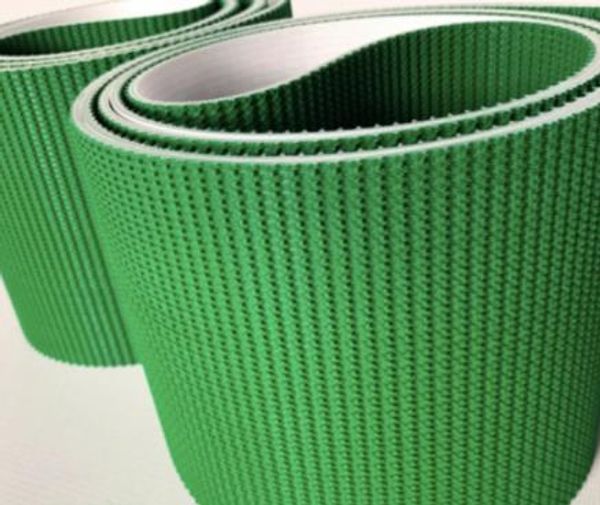

2000x150x5mm pvc green lawn pattern circular conveyor belt industrial assembly line belt(seamless connection)