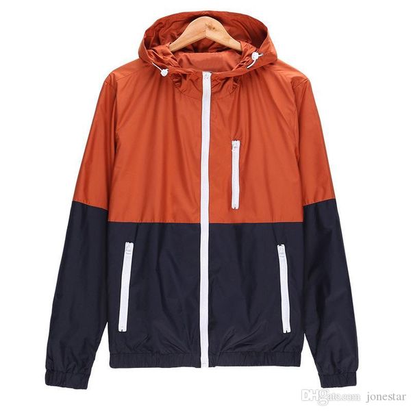 

мужчины женщины пара куртка весна осень ветровка куртка для мужчин тонкий легкий повседневная мужская повседневная пальто zl3470, Black;brown