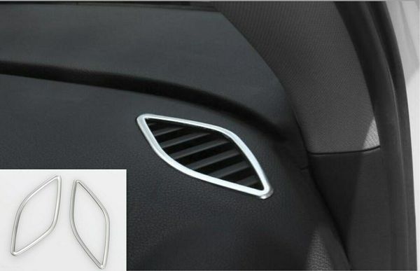 

stainless interior upper air vent outlet cover trim for audi a3 s3 8v 2014-2019