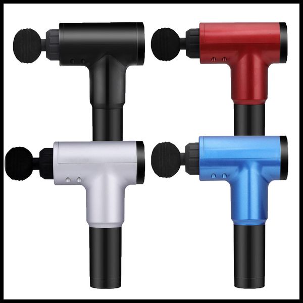 

12sets adjustable tissue massage gun electric frequency vibration hypervolt massager muscle body relaxation massager with 4 heads