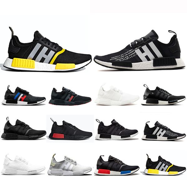 

2019 new r1 black pink red mens shoes and women casual shoes classic fashion designer shoes size 36-45