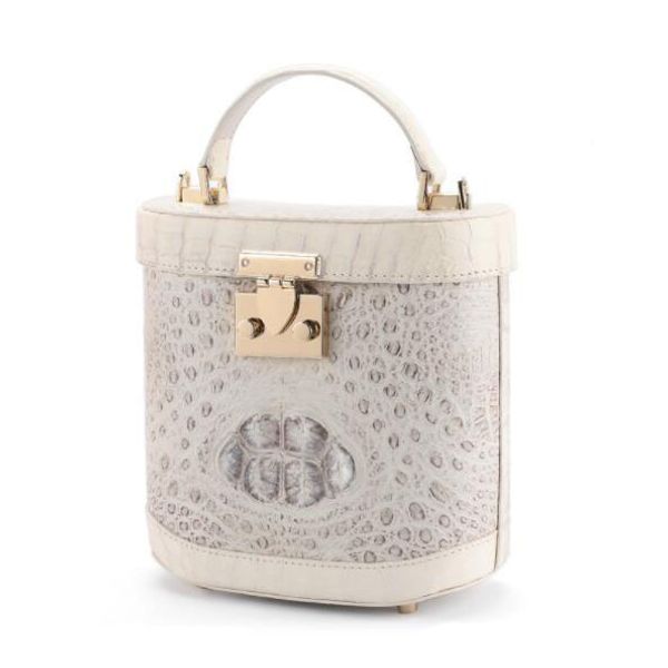 

yilunxi siamese crocodile leather women bag leather handbag fashionable wild bucket bag women's shoulder