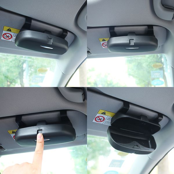

foal burning car glasses holder case sunglass holder sun glasses box for q3 q5 sq5 q7 a1 a3 s3 a4 a6 a7 s6 s7 s4 rs4 a5 s5