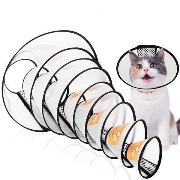

pet protective collar dog cat wound healing cone protective pet medical collar smart cone prevent bite pretty cover