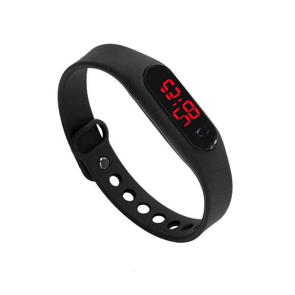 

2019 women men date sports bracelet watch led digital wrist watch white reloj electronico de mujer drop shopping wd3 sea, Slivery;brown