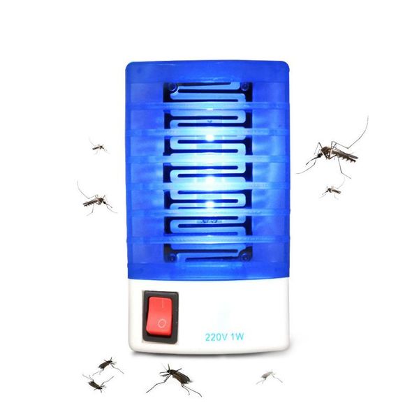 

ac110v/220v electric mosquito killer lamp eu/us plug socket mosquito bug insect trap killer light zapper night light