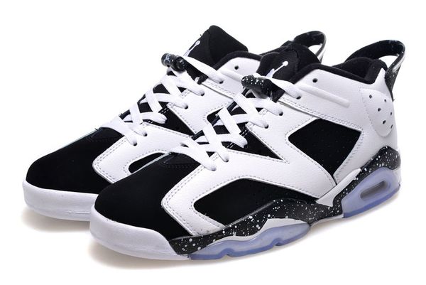 

official 6s j6 the greatest 1:1 men basketball shoes low cool run black blue white new good sneakers with box 1546b546bju35