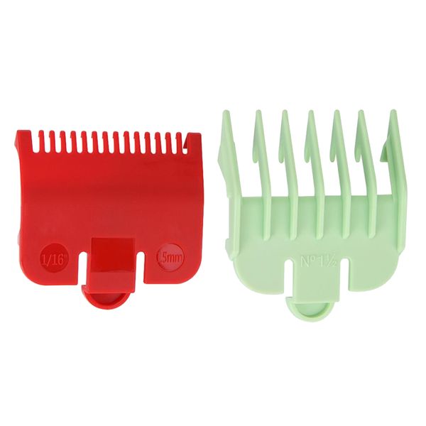 

2 sizes hair clipper limit comb guide attachment set for electric shaver 02