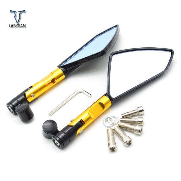 

universal motorcycle mirrors scooter side rearview mirror moto accessories for hornet 250 600 900 rebel250 forza 300 250