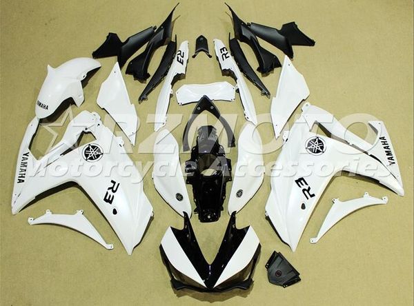 

new injection mold abs bike fairing kit for yamaha r3 r25 2014 2015 2016 14 15 16 cowlings bodywork set white black
