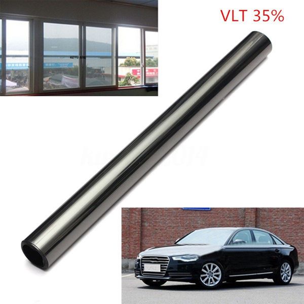 

50cmx152cm anti scratch adhesive polarizer film vlt35% metallized car window tint film