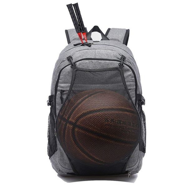 

soccer ball pack bag gym bags male with football basketball net sport backpack men lapbackpack school bag