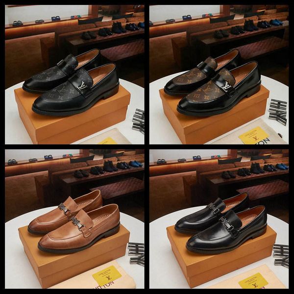 

20ss classic italian men patent leather wedding shoes luxury brands elegant dress male footwear business derby oxford shoes for men, Black