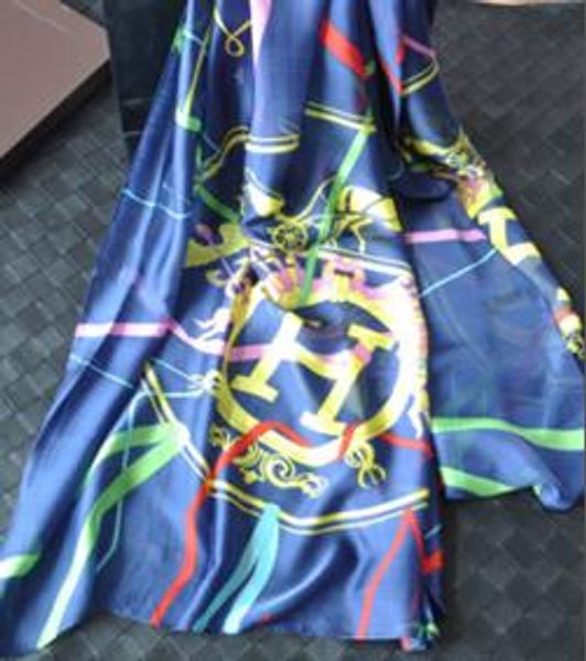 

шарф роскошь шарфа женщины дизайна ярких золотые шелковый жаккард шарф бренд дизайнеры шали мужчины и женщины осенью и зимой шарфы 70x190cm, Blue;gray