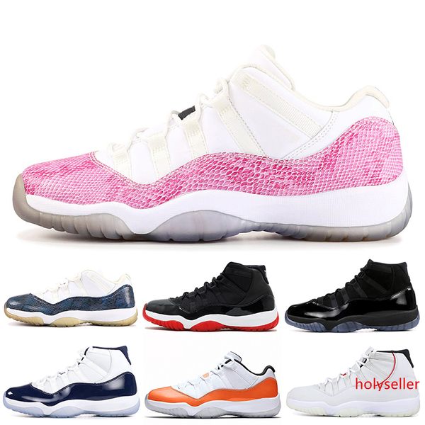 

snakeskin 11 11s basketball shoes mens women concord cap and gown orange trance win link 82 96 bred trainer sport sneakers 5.5-13