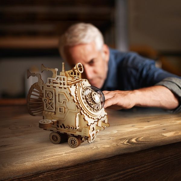 

robotime creative diy 3d космический корабль деревянная игра головоломка сборка игрушка подарок для детей подростков взрослых am681 y200414