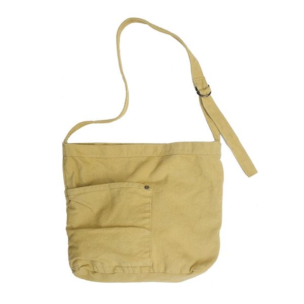 

canvas soft messenger bag wild large capacity female bag korean literary shoulder retro college student class