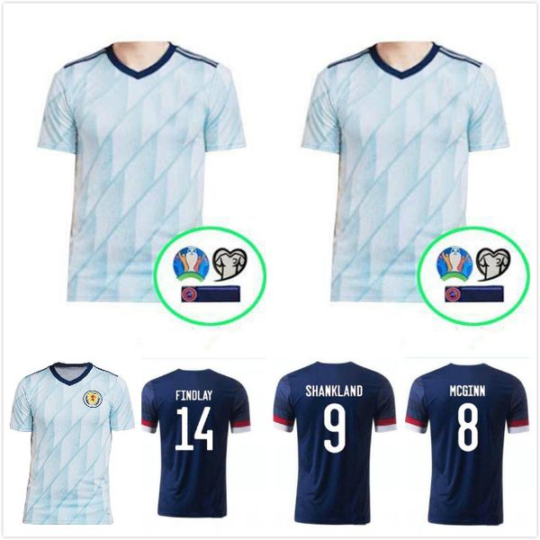 

kids kit 2020 scotland soccer jerseys 20 21 scotland home bobertson 2 fraser 11 armstrong 18 burke 9 ccgregor 10 forrest mens football shirt, Black;yellow