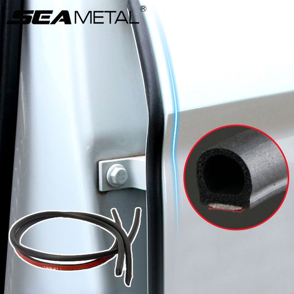 

rubber car door seal strip car weatherstrip noise insulation sticker sealing strips door side trunk sealed auto accessories 2pcs